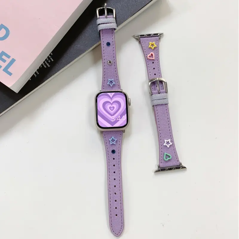 KVZUVUU Watch Band Apple Compatibility Canvas Material-4