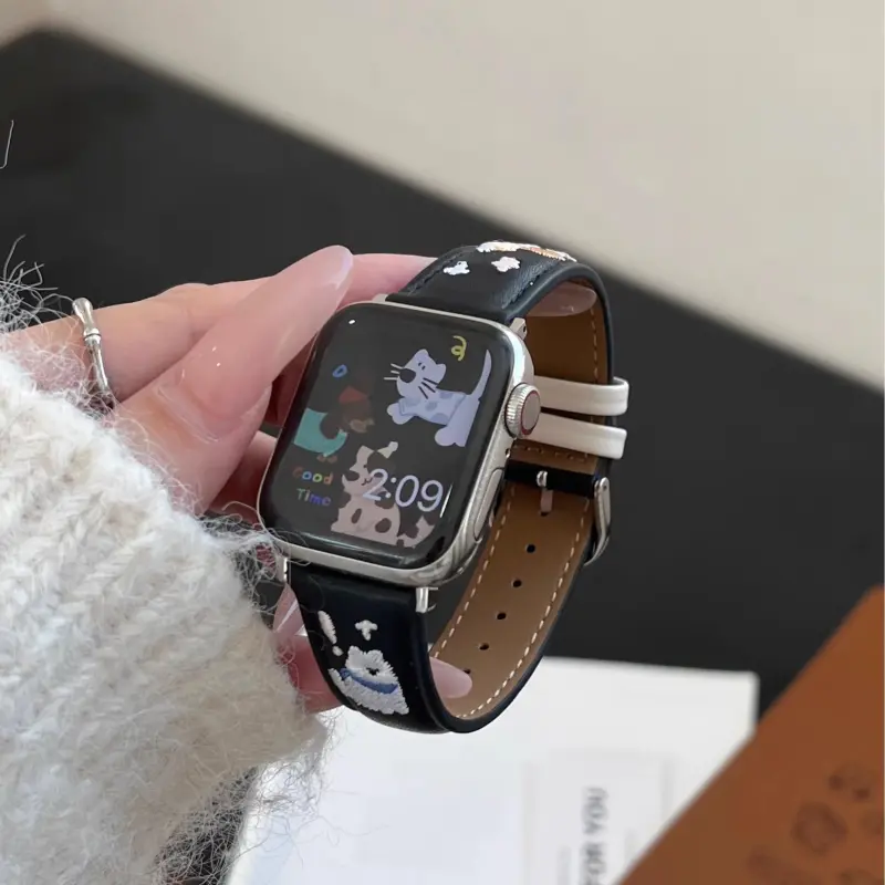 KVZUVUU Apple Compatibility Watch Band Metal-29