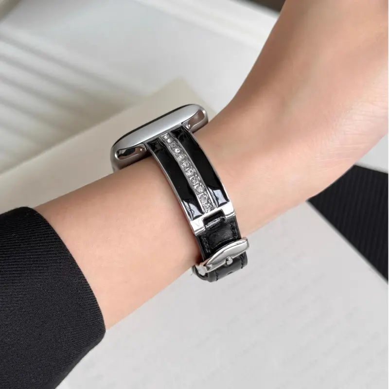 KVZUVUU Watch Band Apple Compatibility Metal-25