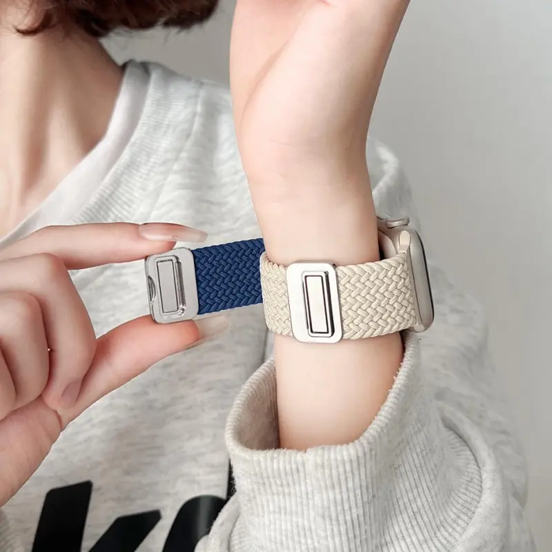 KVZUVUU Apple Compatibility Watch Band Nylon Material-14