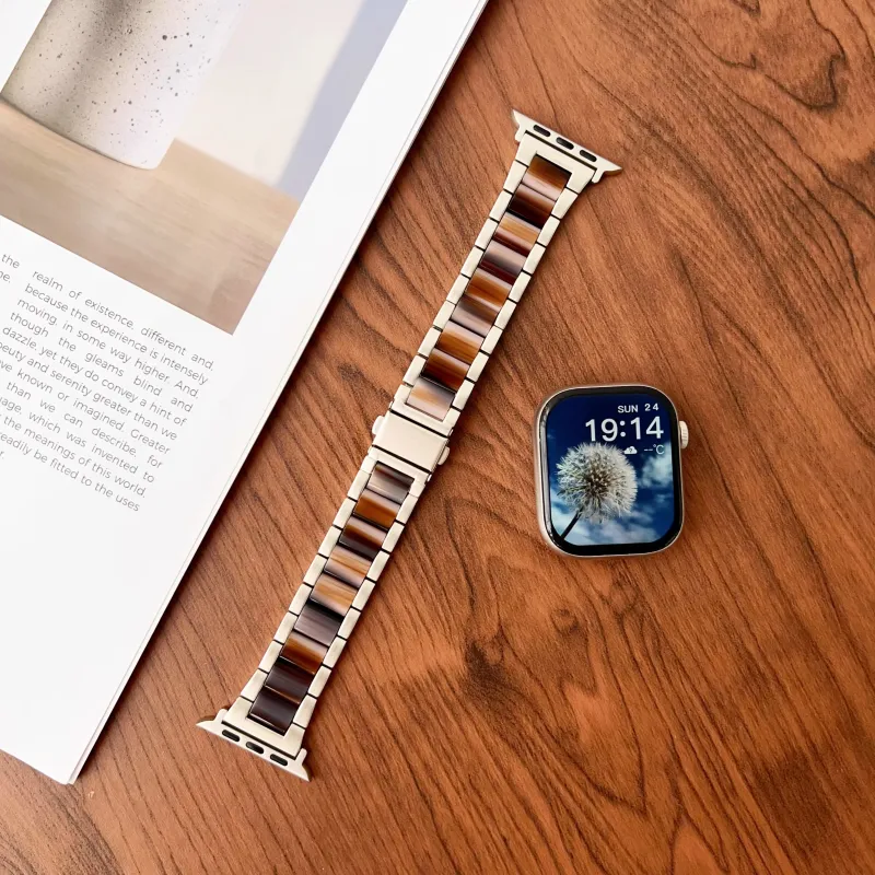 KVZUVUU Apple Compatibility Watch Band Metal-25