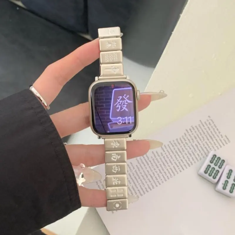 KVZUVUU IwatchS10/s9/8/7/6/Ultra Apple Compatibility Watch Band Metal-7