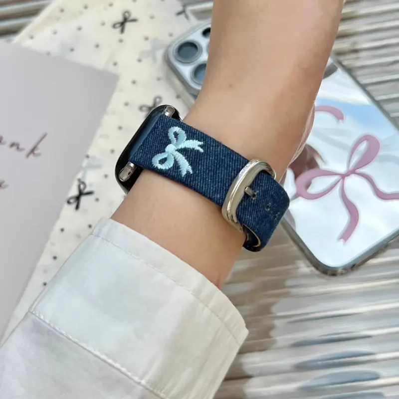 KVZUVUU Watch Band Apple Compatibility Metal-9