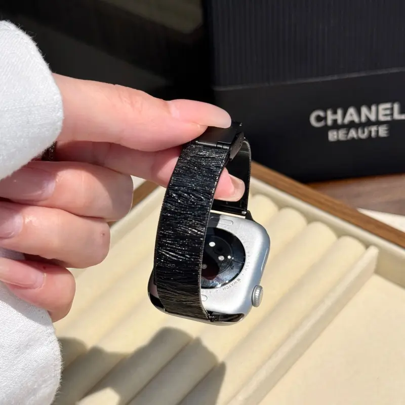 KVZUVUU Apple Compatibility Watch Band Metal-14