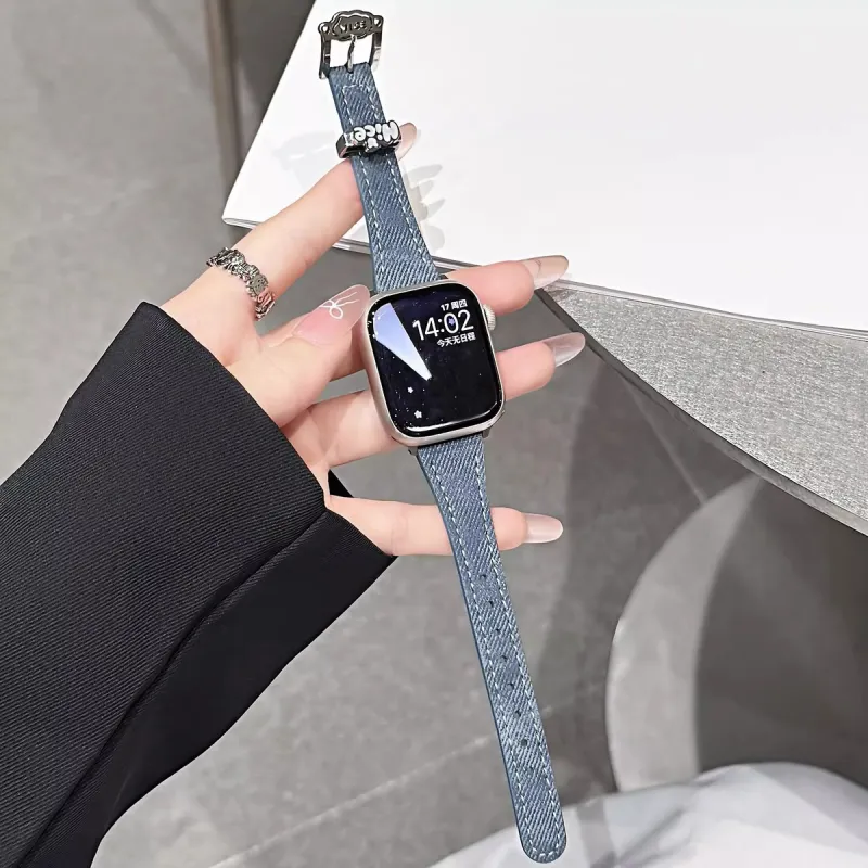 KVZUVUU Apple Compatibility Watch Band Canvas Material-9
