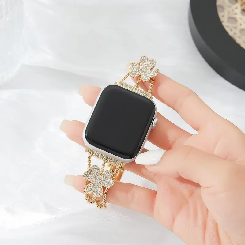 KVZUVUU Apple Compatibility Watch Band Metal-9