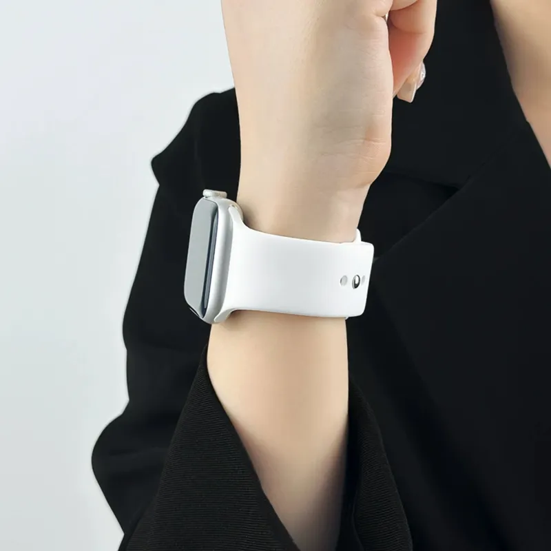 KVZUVUU Apple Compatibility Watch Band Silicone Material-1