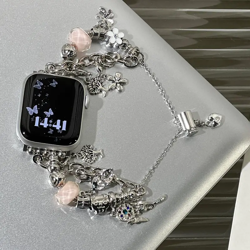 KVZUVUU Apple Compatibility Watch Band Metal-2