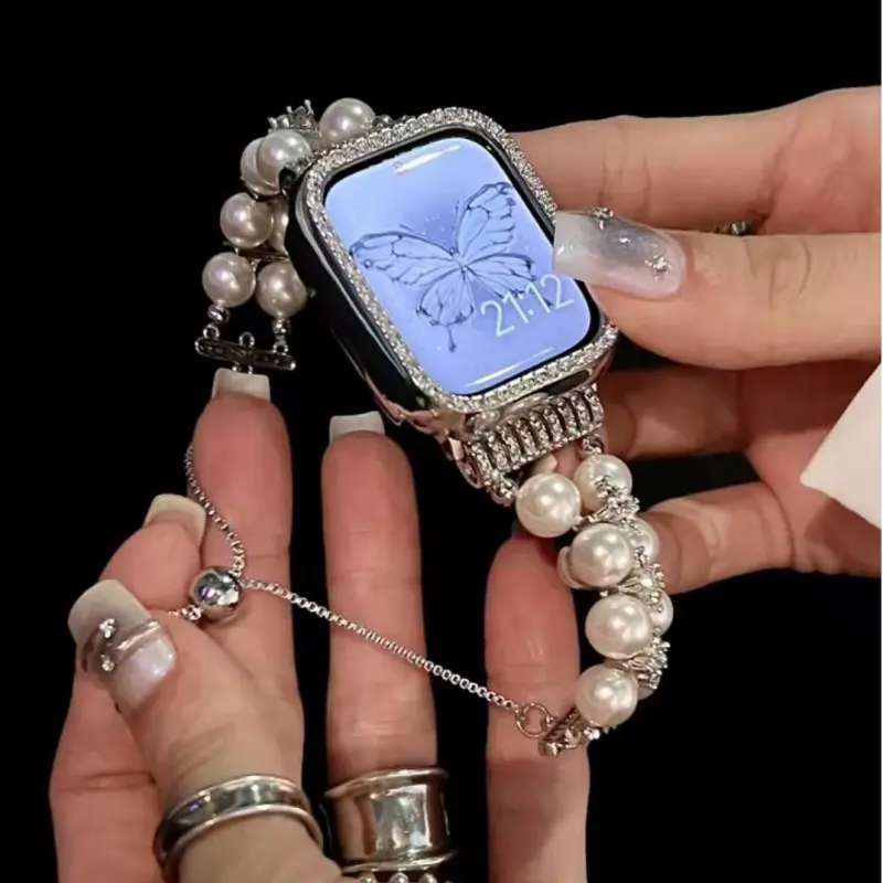 KVZUVUU IwatchS10/s9/8/7/6/Ultra Apple Compatibility Watch Band Metal-4