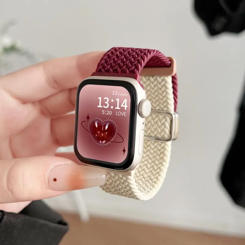 KVZUVUU Apple Compatibility Watch Band Nylon Material-7