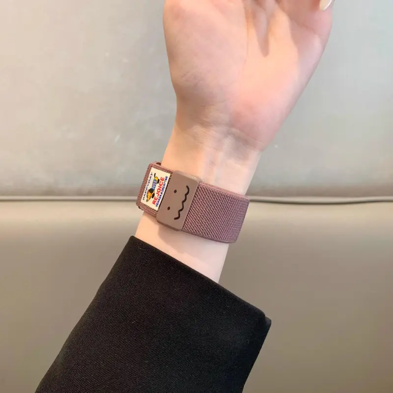 KVZUVUU Apple Compatibility Watch Band Nylon Material-6