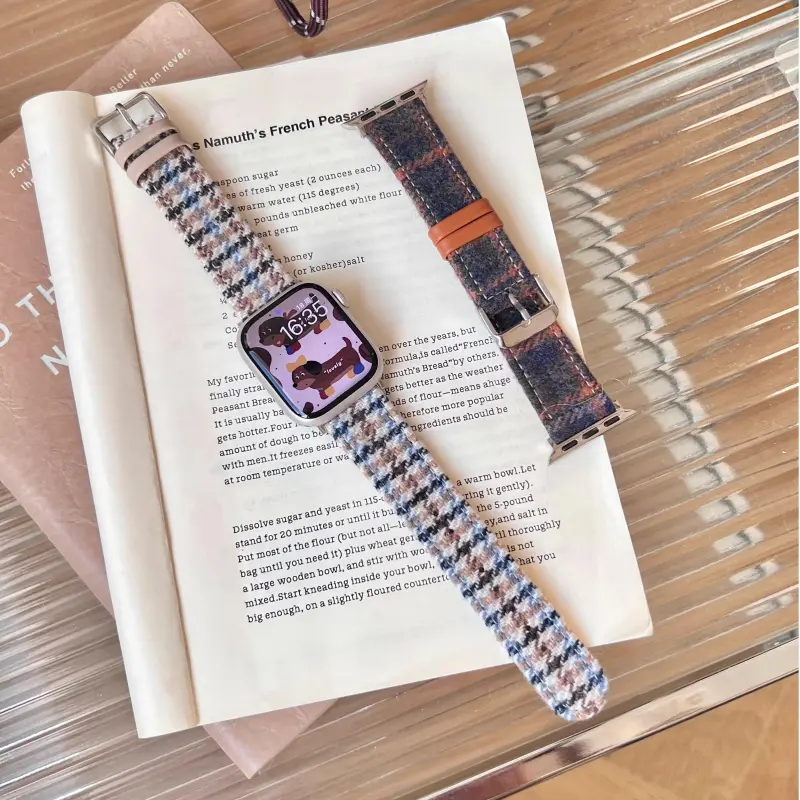 KVZUVUU Watch Band Apple Compatibility Metal-7