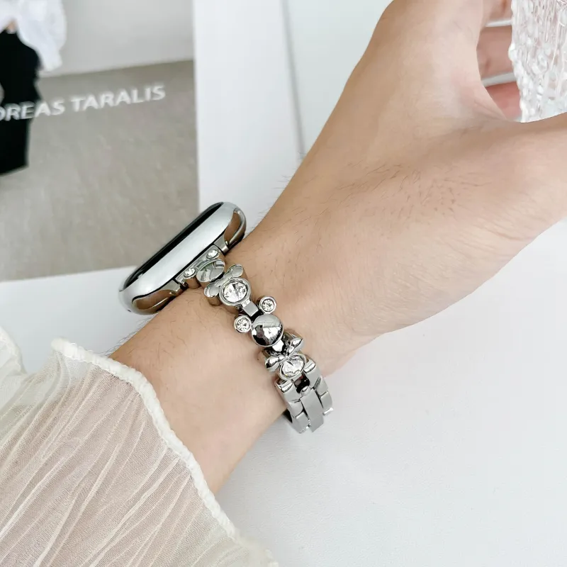 KVZUVUU Apple Compatibility Watch Band Metal-12