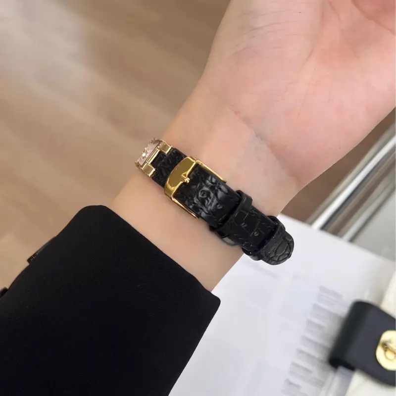 KVZUVUU Watch Band Apple Compatibility Cowhide Leather Material-4