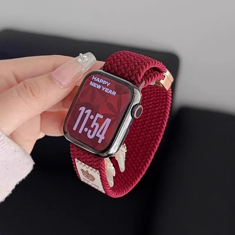 KVZUVUU Apple Compatibility Watch Band 180mm Nylon Material-9