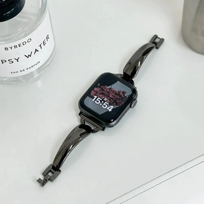 KVZUVUU Apple Compatibility Watch Band 180mm Zinc Alloy Material-5