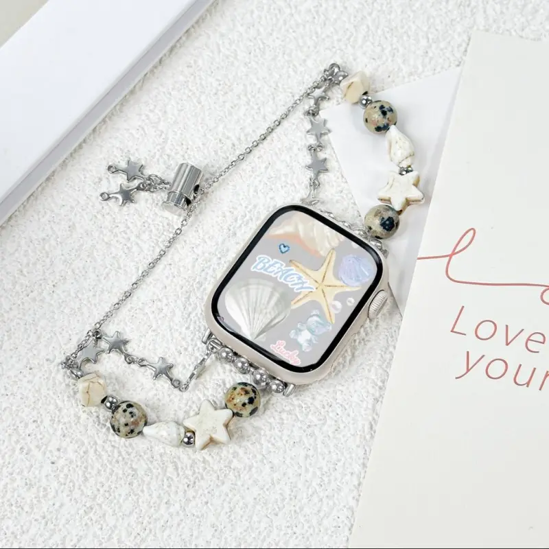 KVZUVUU Apple Compatibility Watch Band Metal-2