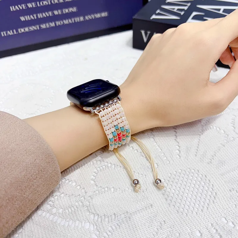KVZUVUU Apple Compatibility Watch Band Fabric Material-17