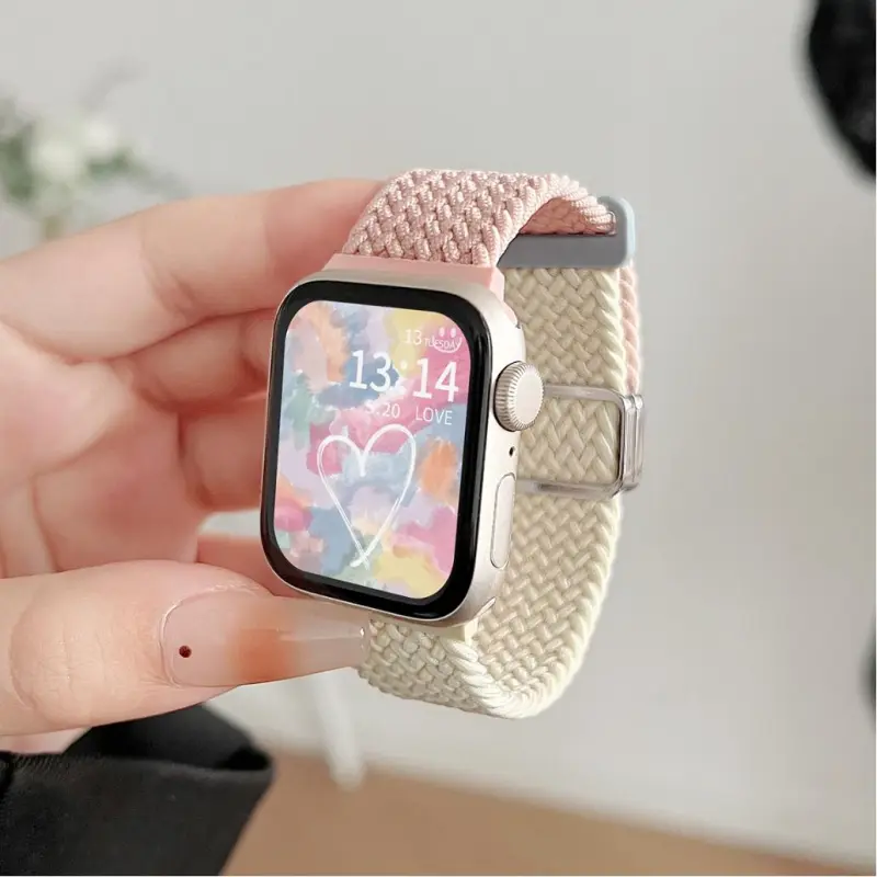 KVZUVUU Apple Compatibility Watch Band Nylon Material-1