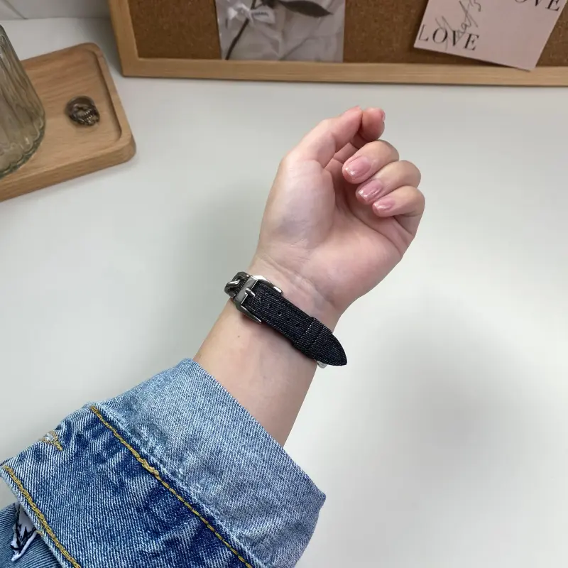 KVZUVUU Apple Compatibility Watch Band Metal-5