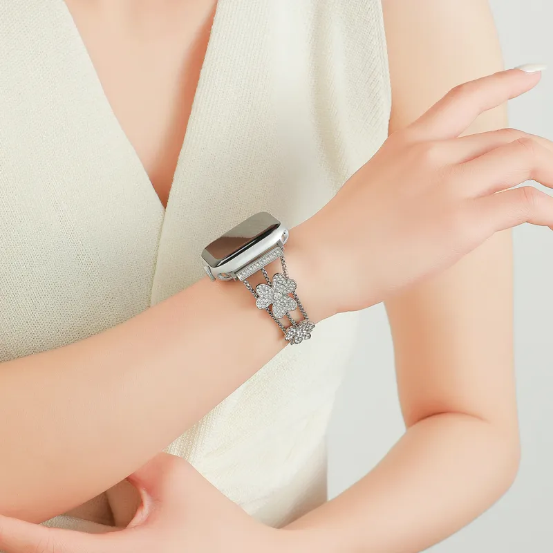 KVZUVUU Apple Compatibility Watch Band Metal-2
