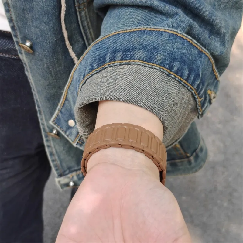 KVZUVUU Apple Compatibility Watch Band Cowhide Leather Material-15