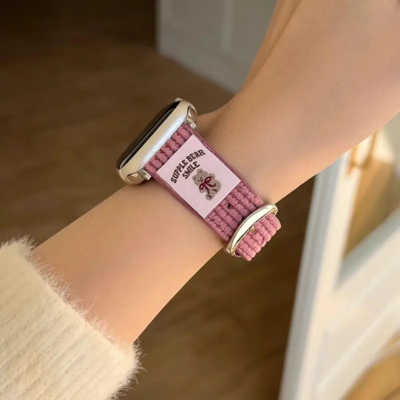 KVZUVUU Watch Band Apple Compatibility Leather-12