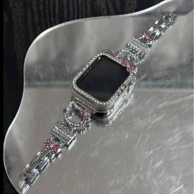 KVZUVUU IwatchS10/s9/8/7/6/Ultra Apple Compatibility Watch Band Metal-5