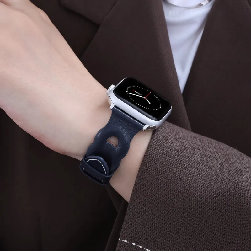 KVZUVUU Apple Compatibility Watch Band Metal-4