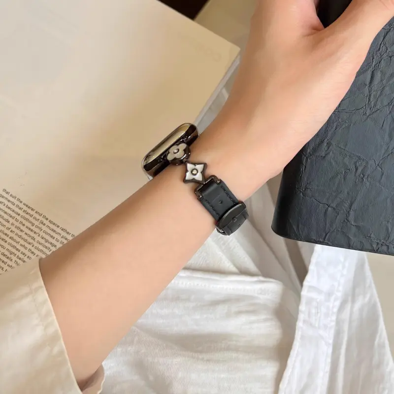 KVZUVUU IwatchS10/s9/8/7/6/Ultra Apple Compatibility Watch Band Cowhide Leather Material-22