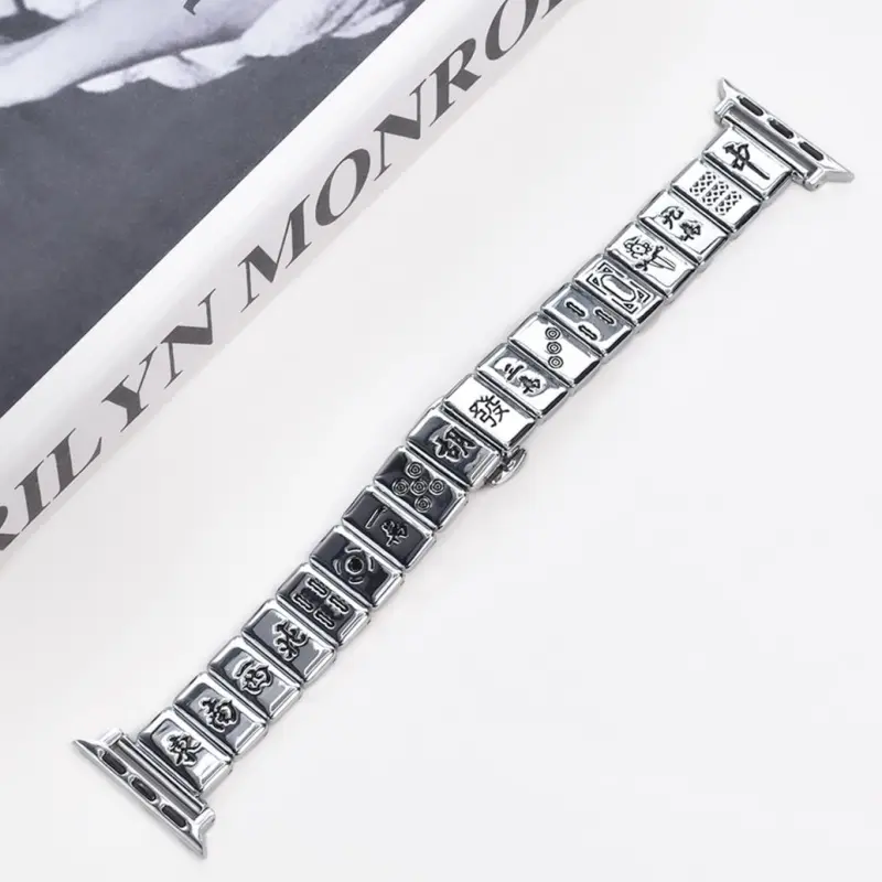 KVZUVUU IwatchS10/s9/8/7/6/Ultra Apple Compatibility Watch Band Metal-5