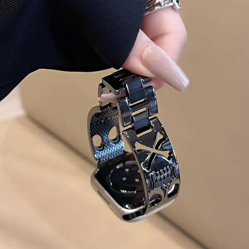KVZUVUU Apple Compatibility Watch Band Metal-14