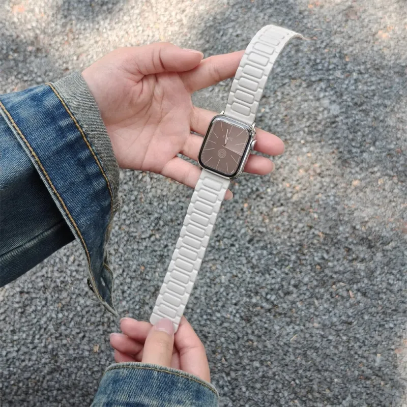 KVZUVUU Apple Compatibility Watch Band Cowhide Leather Material-4