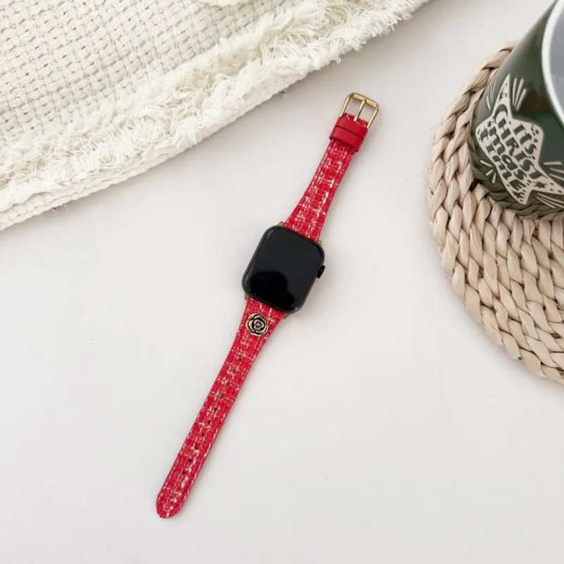 KVZUVUU Apple Compatibility Watch Band Fabric Material-5