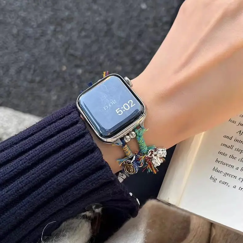 KVZUVUU Watch Band Apple Compatibility Metal-7