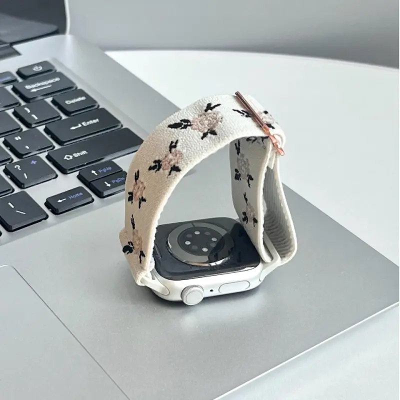 KVZUVUU Apple Compatibility Watch Band Nylon Material-3
