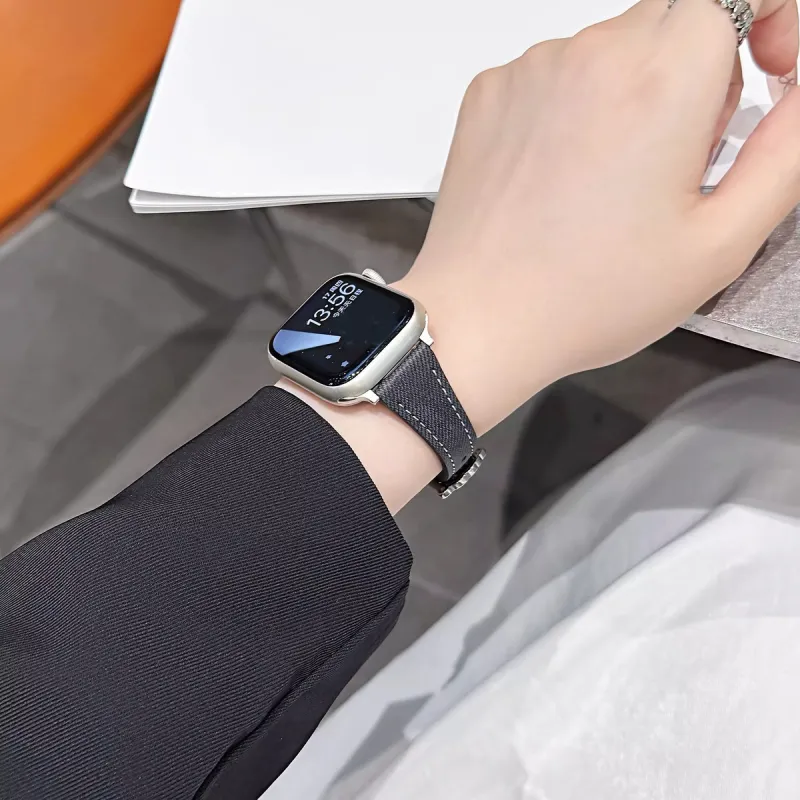 KVZUVUU Apple Compatibility Watch Band Canvas Material-1