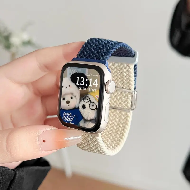 KVZUVUU Apple Compatibility Watch Band Nylon Material-13