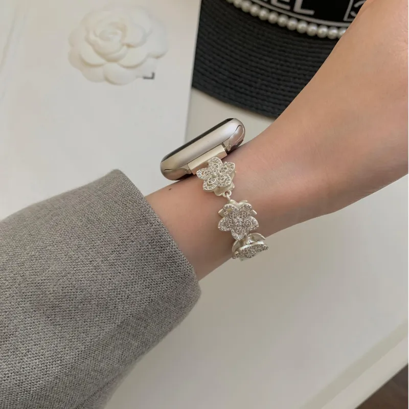 KVZUVUU Apple Compatibility Watch Band Metal-2