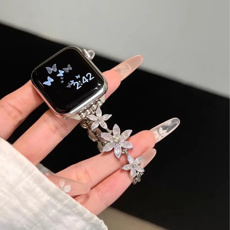 KVZUVUU Watch Band Apple Compatibility Metal-24