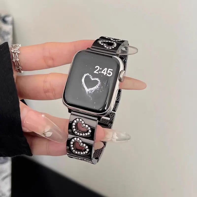 KVZUVUU Watch Band Apple Compatibility Metal-16