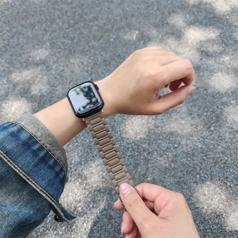 KVZUVUU Apple Compatibility Watch Band Cowhide Leather Material-6