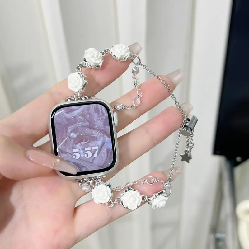 KVZUVUU IwatchS10/s9/8/7/6/Ultra Apple Compatibility Watch Band Metal-1