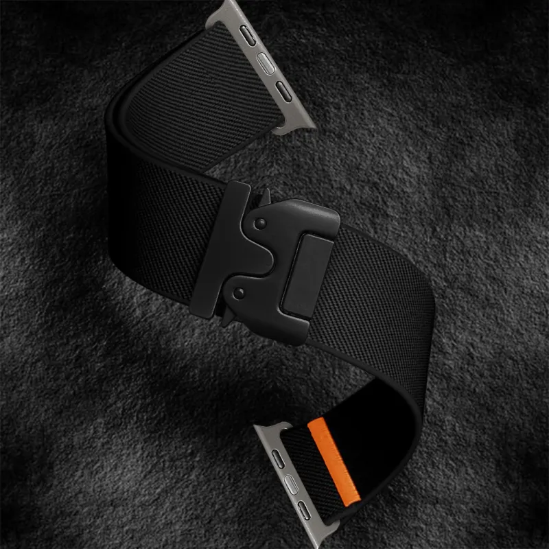 KVZUVUU Apple Compatibility Watch Band Nylon Material-23
