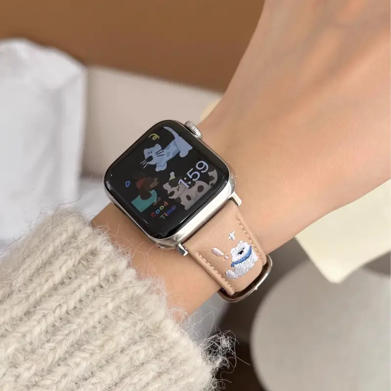 KVZUVUU Apple Compatibility Watch Band Metal-7