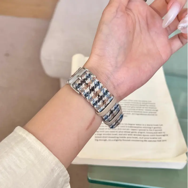 KVZUVUU Watch Band Apple Compatibility Metal-6
