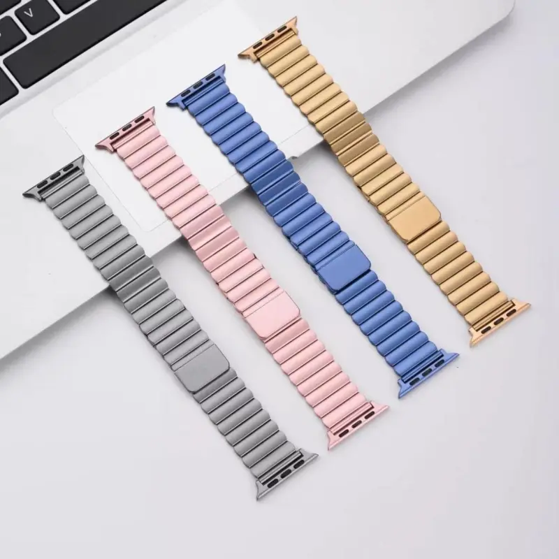 KVZUVUU Apple Compatibility Watch Band Metal-5