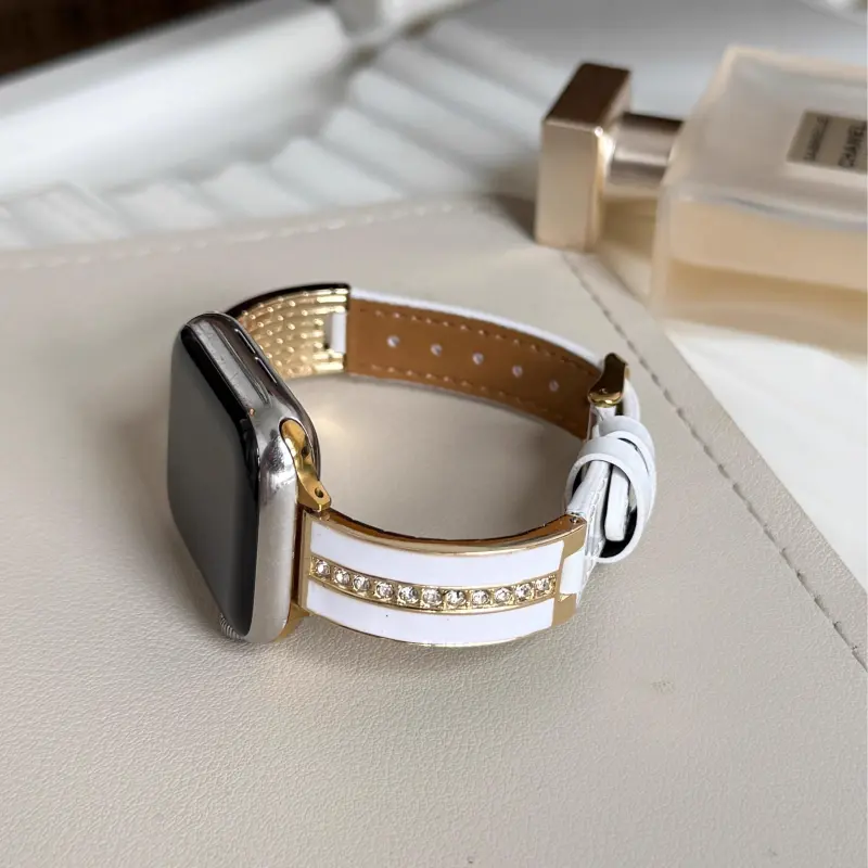 KVZUVUU Watch Band Apple Compatibility Metal-1