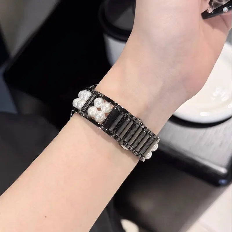 KVZUVUU Apple Compatibility Watch Band Metal-7
