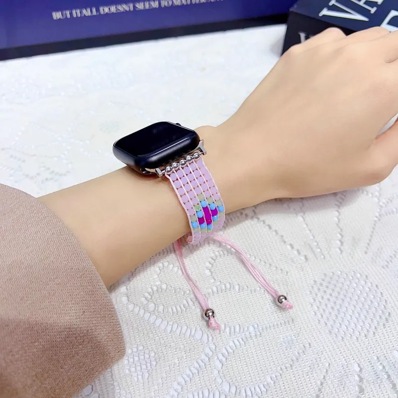KVZUVUU Apple Compatibility Watch Band Fabric Material-5